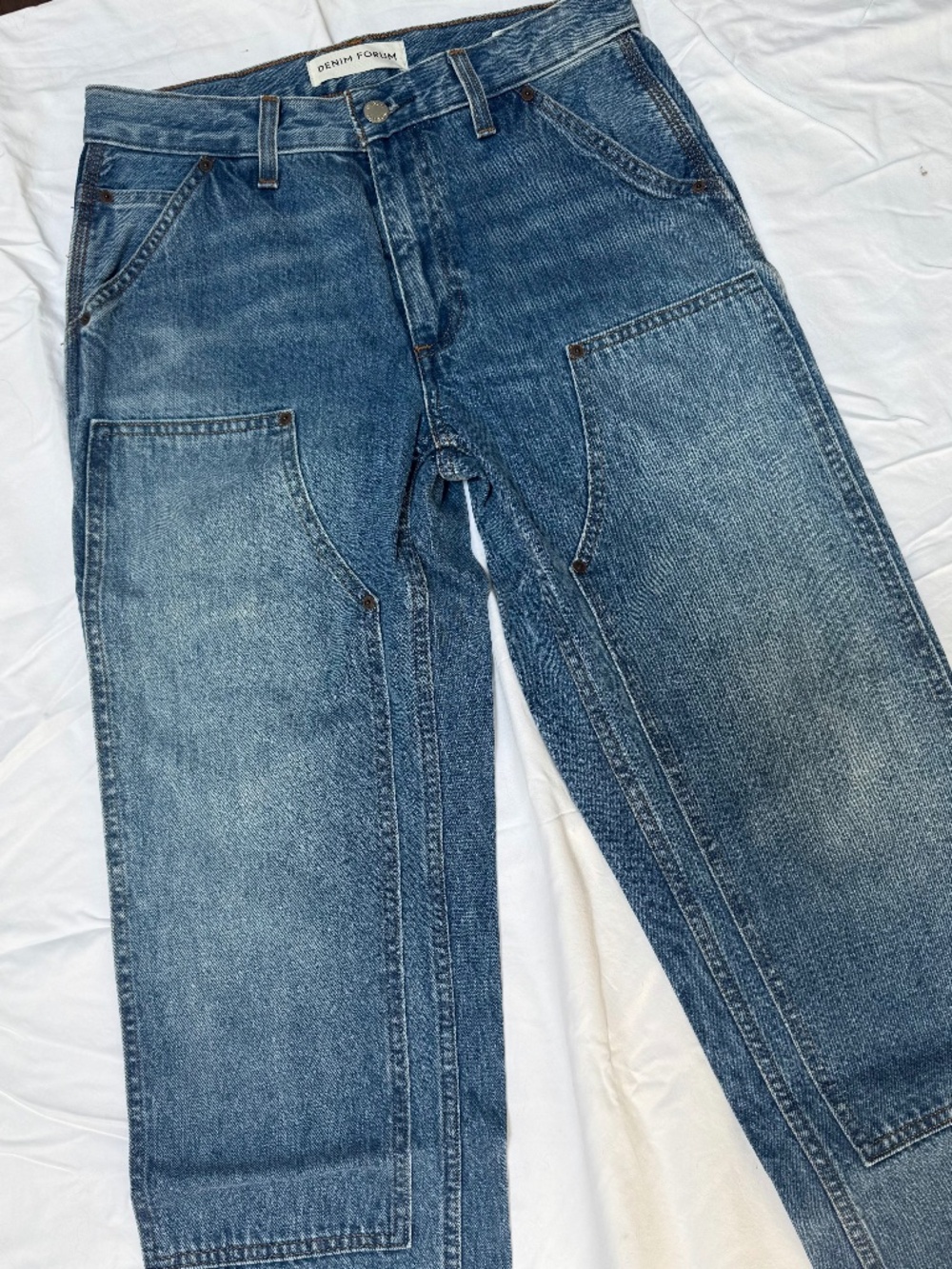 Denim Forum Lou Low Rise Carpenter Jean 28L